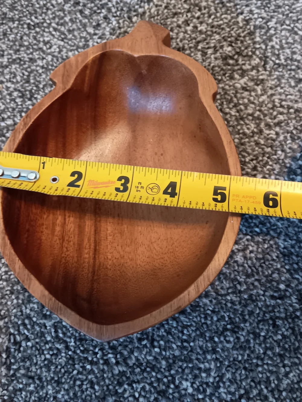 Leilani Genuine Monkey Pod Wood Acorn Bowl Set (2 Pieces)